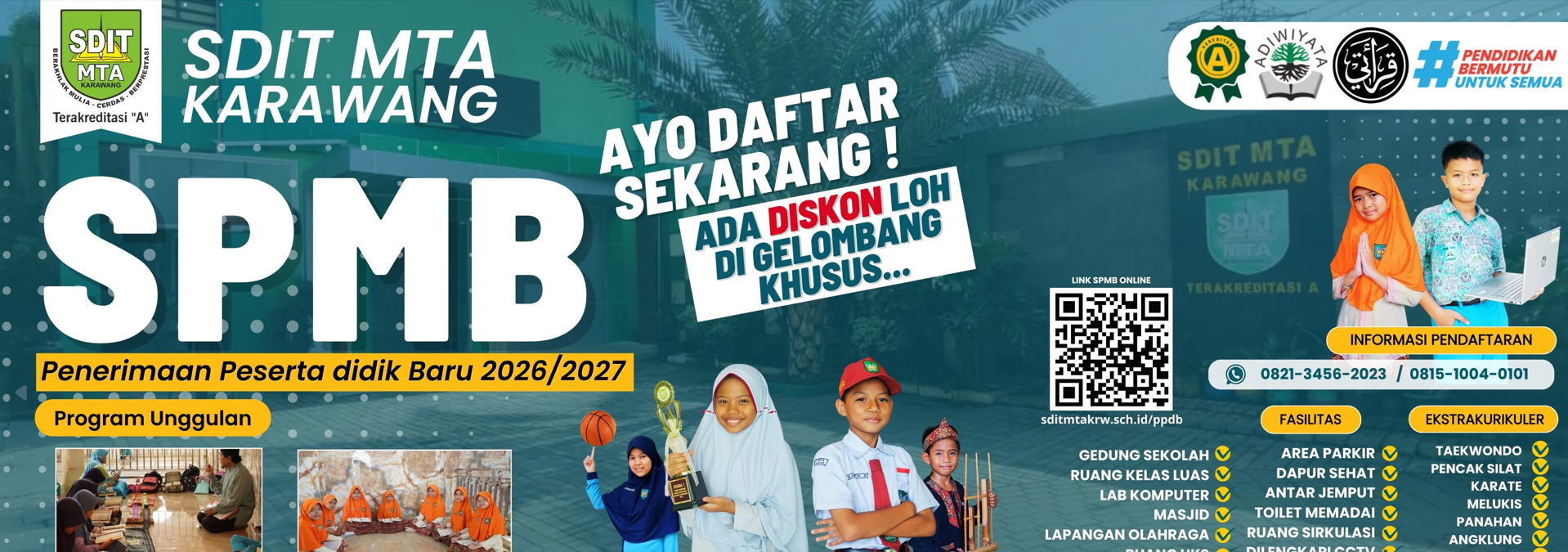 SPMB SDIT MTA Karawang Tahun Ajaran 2026/2027